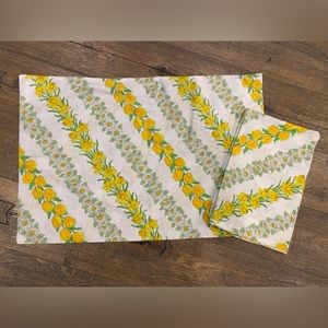 Set of Two (2) Floral Pillow Cases
